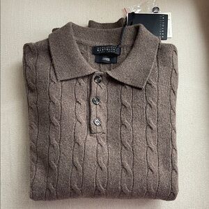 NWT Maglificio Bartolini 100% Cashmere Men's Sweater – Made in Italy